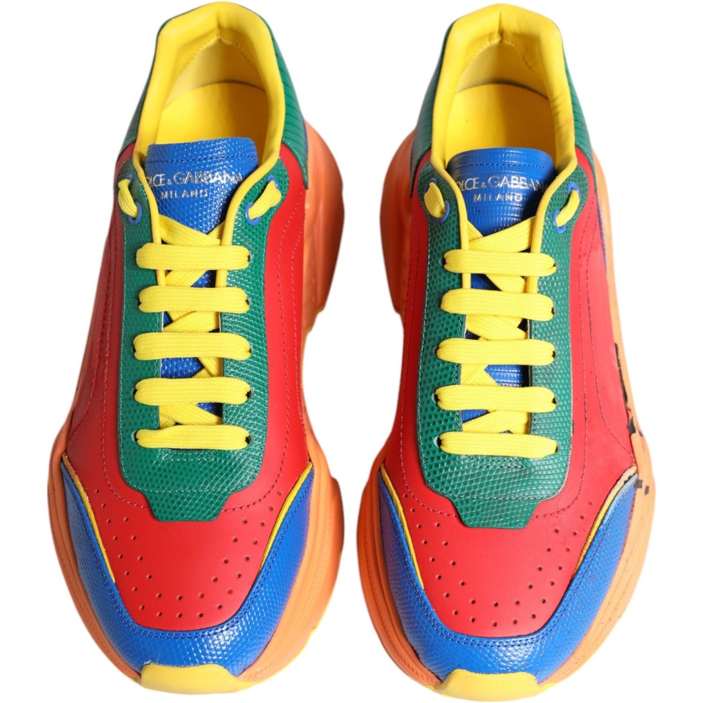 Dolce & Gabbana Multicolor Daymaster Low Top Sneakers Shoes Dolce & Gabbana