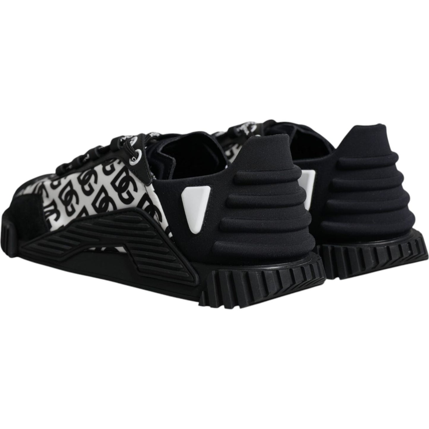 Dolce & Gabbana Black Logo Lace Up Low Top NS1 Sneakers Shoes Dolce & Gabbana