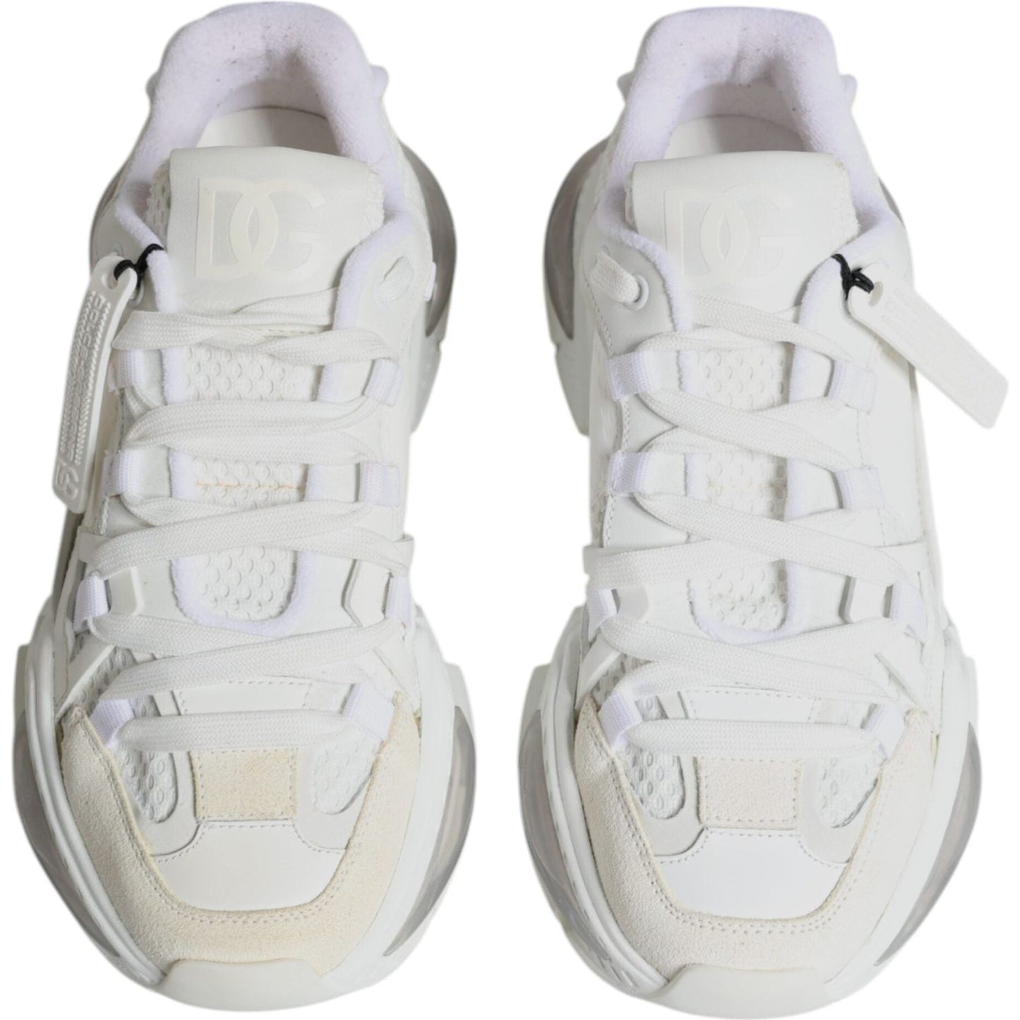 Dolce & Gabbana White Airmaster Low Top Men Sneakers Shoes Dolce & Gabbana