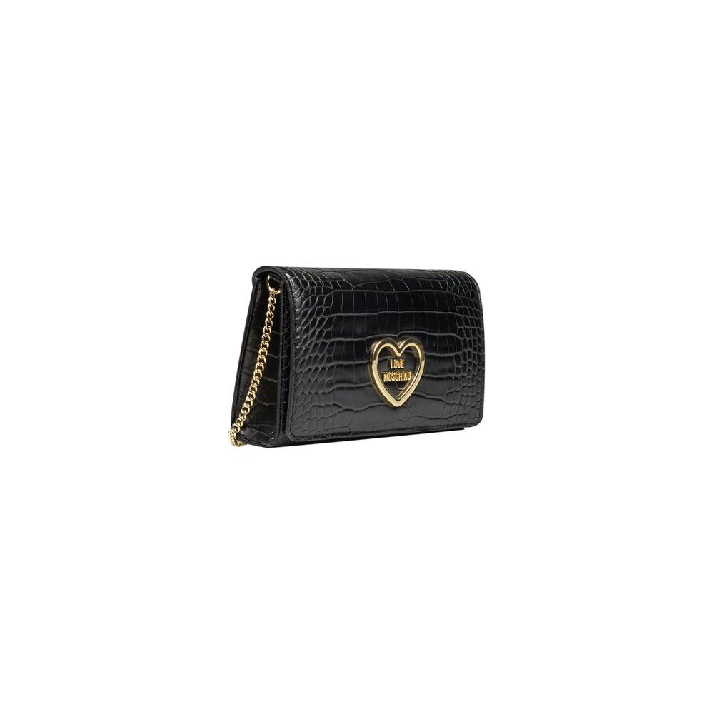 Love Moschino Black Polyethylene Crossbody Bag Love Moschino