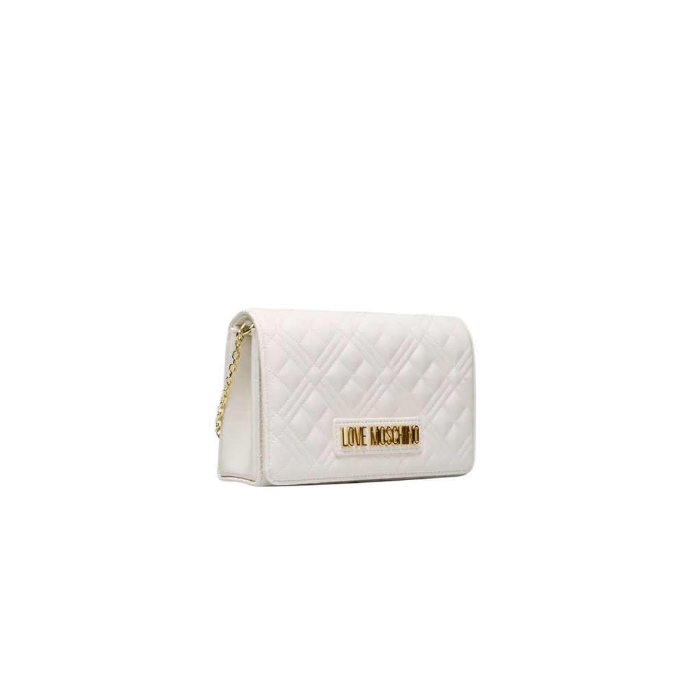 Love Moschino White Polyethylene Crossbody Bag Love Moschino