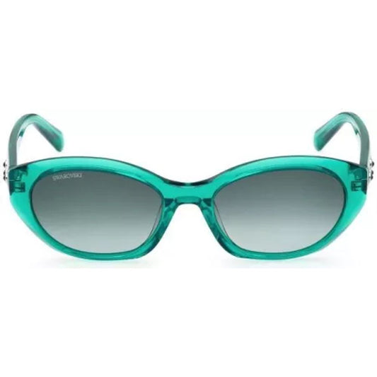 Swarovski Green Plastic Sunglasses Swarovski