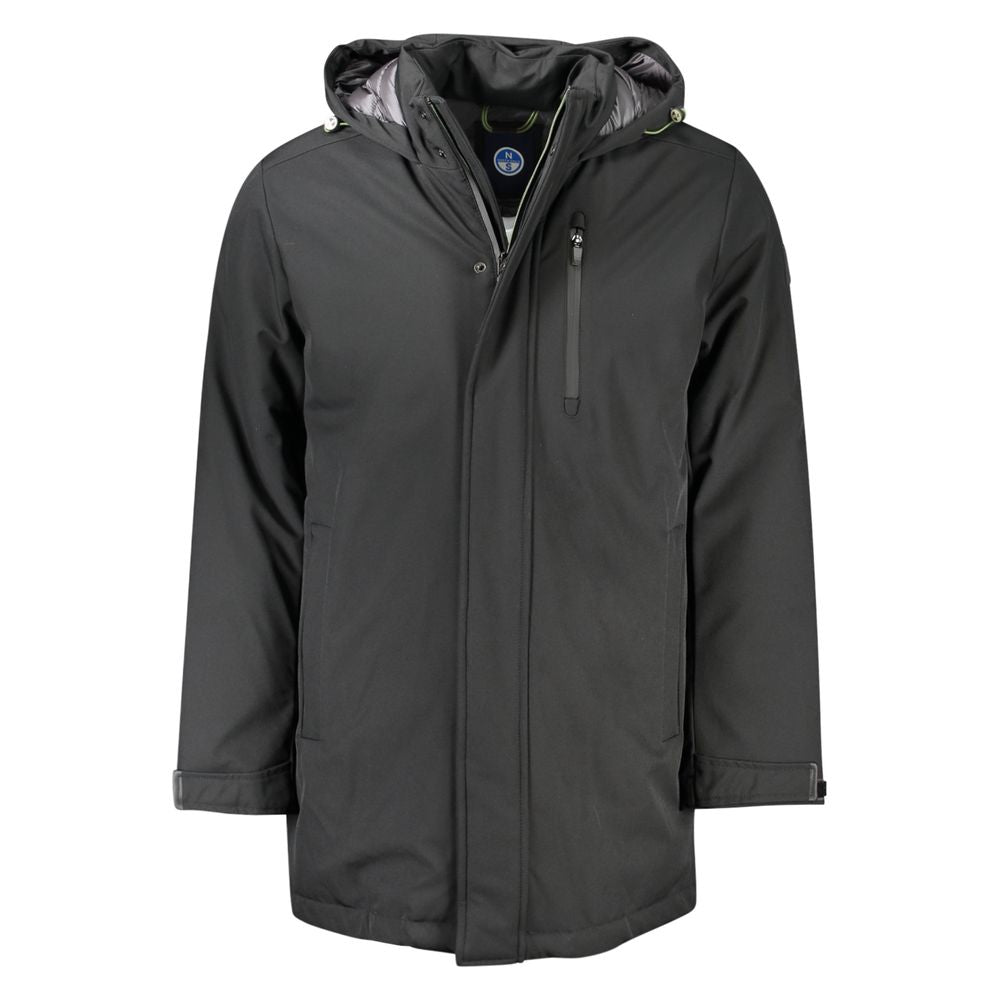 North Sails Black Polyester Jacket North Sails