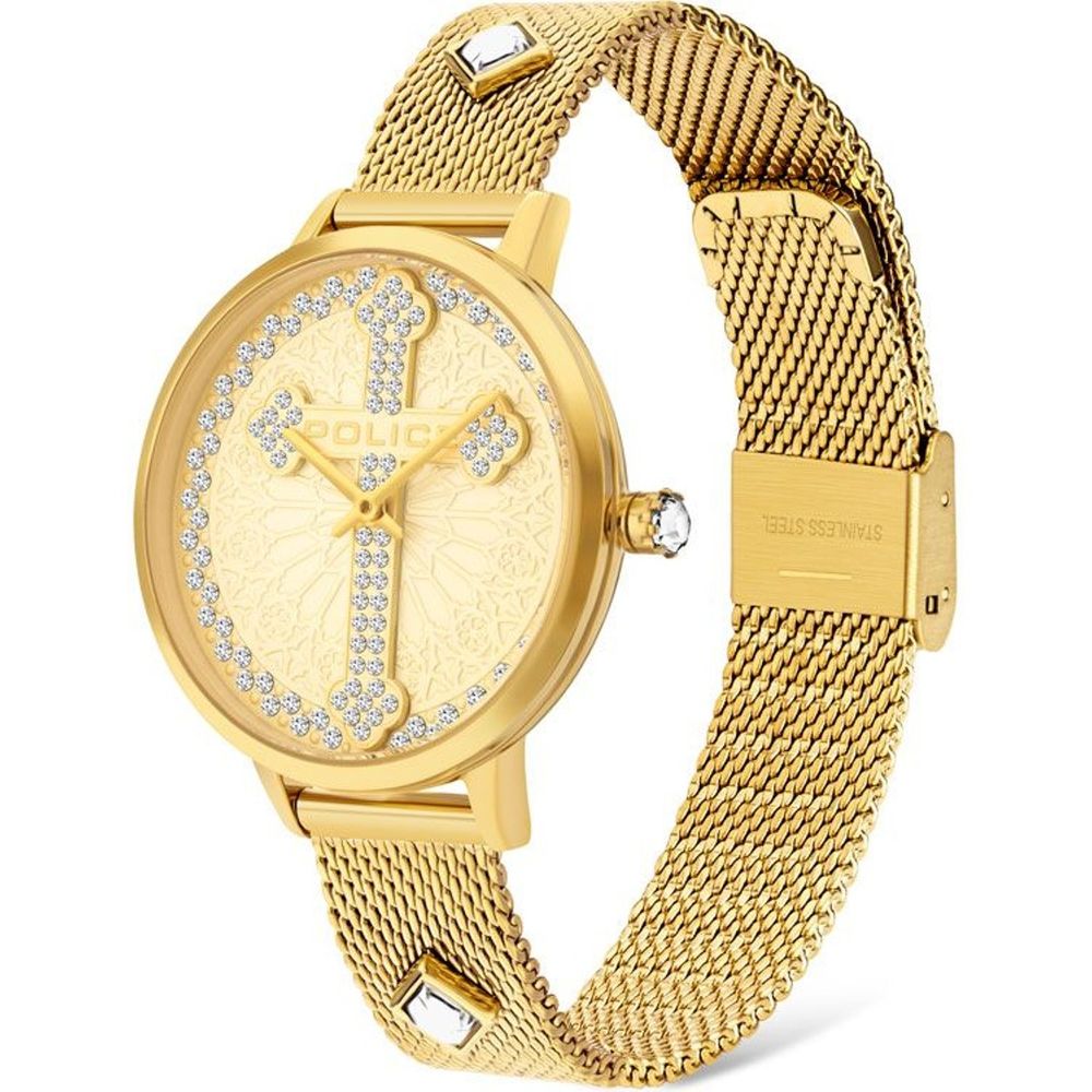 Police Gold Stainless Steel Watch