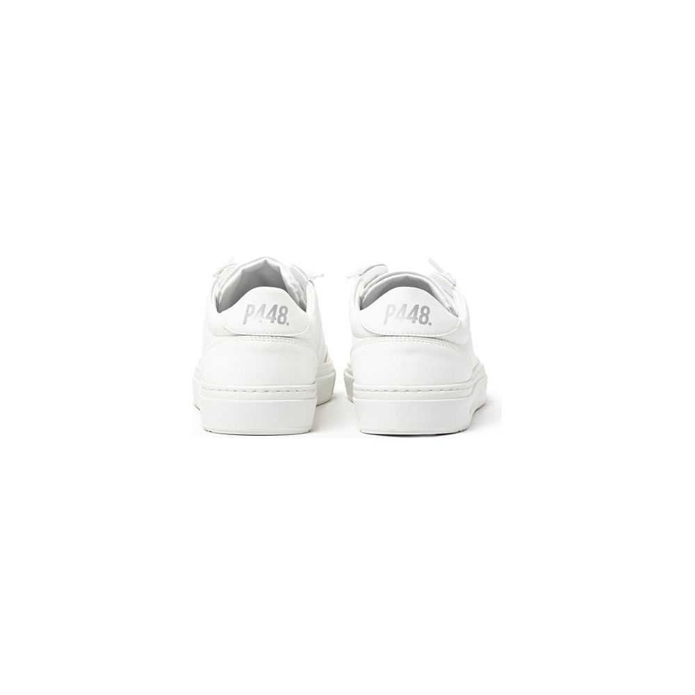 P448 White Leather Sneaker P448