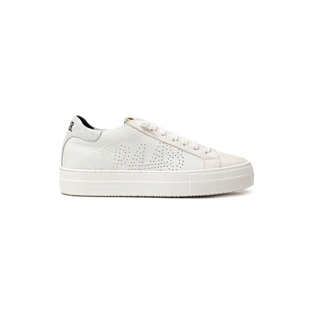 P448 White Leather Sneaker P448