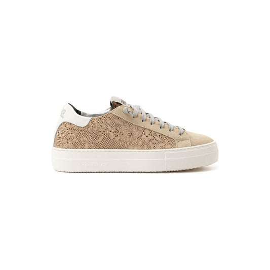 P448 Beige Leather Sneaker