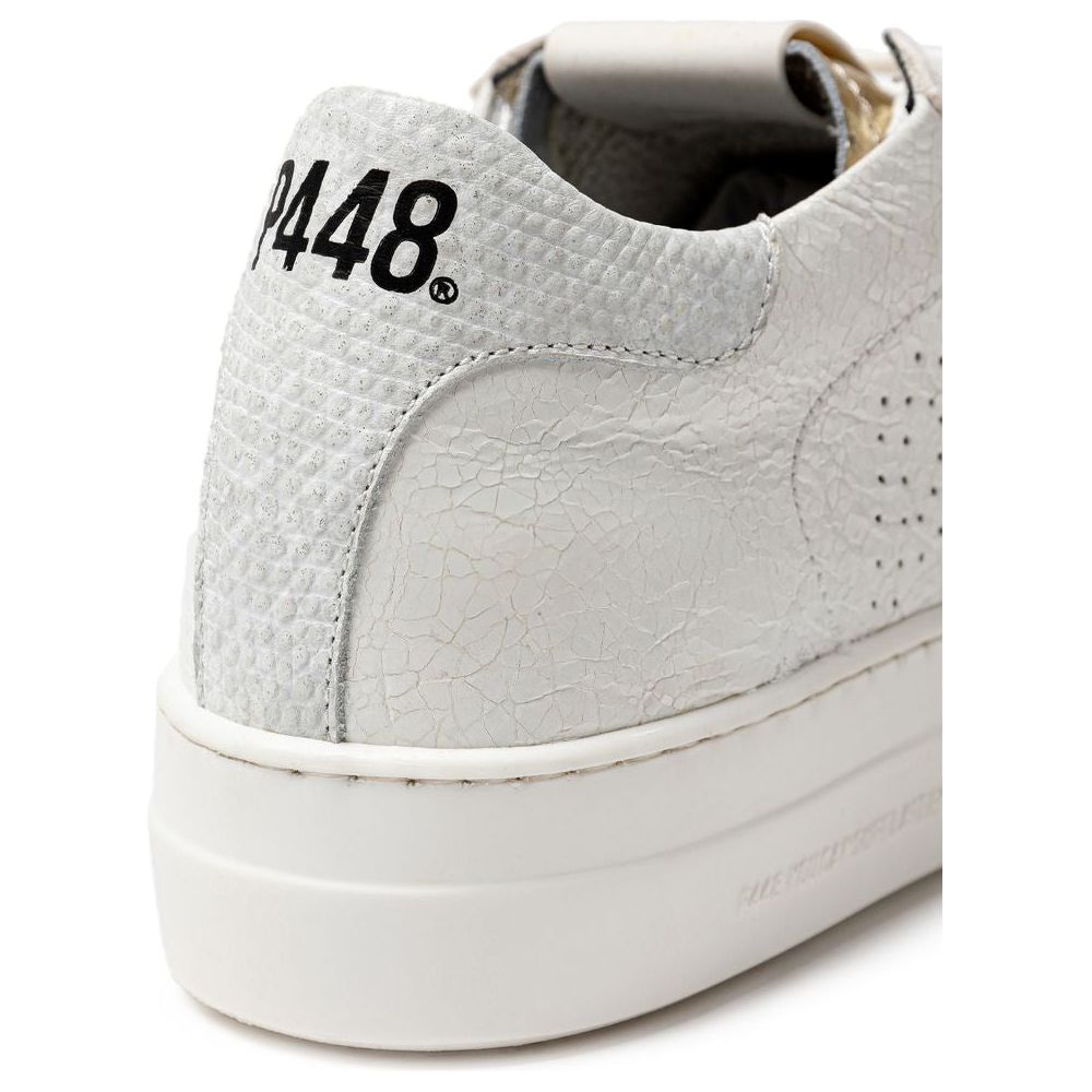 P448 White Leather Sneaker P448