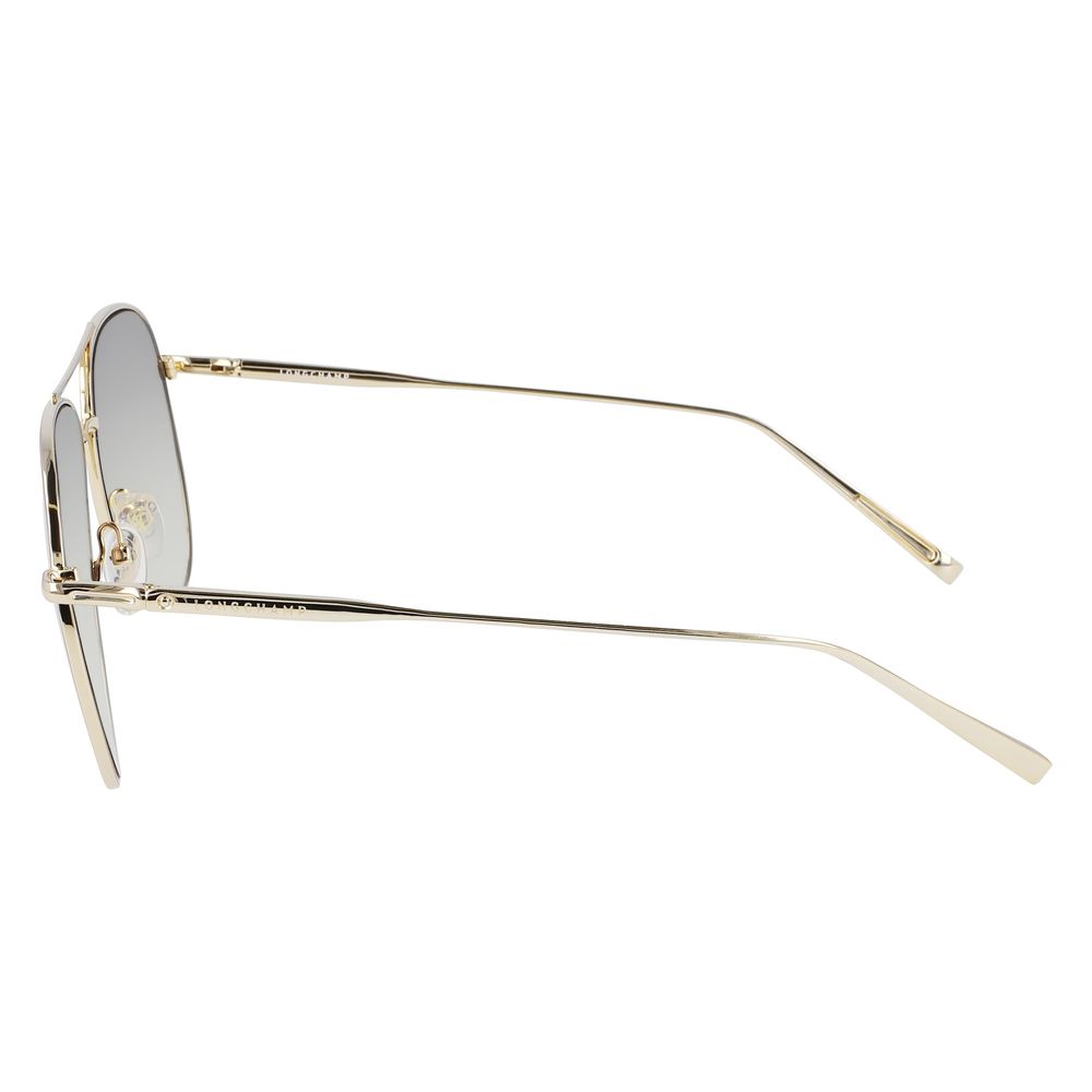 Longchamp Gold Metal Sunglasses