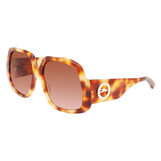 Longchamp Brown Acetate Sunglasses Longchamp