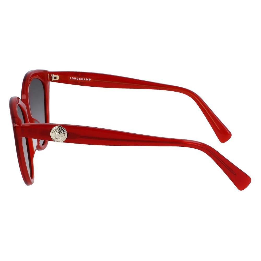 Longchamp Red Acetate Sunglasses Longchamp