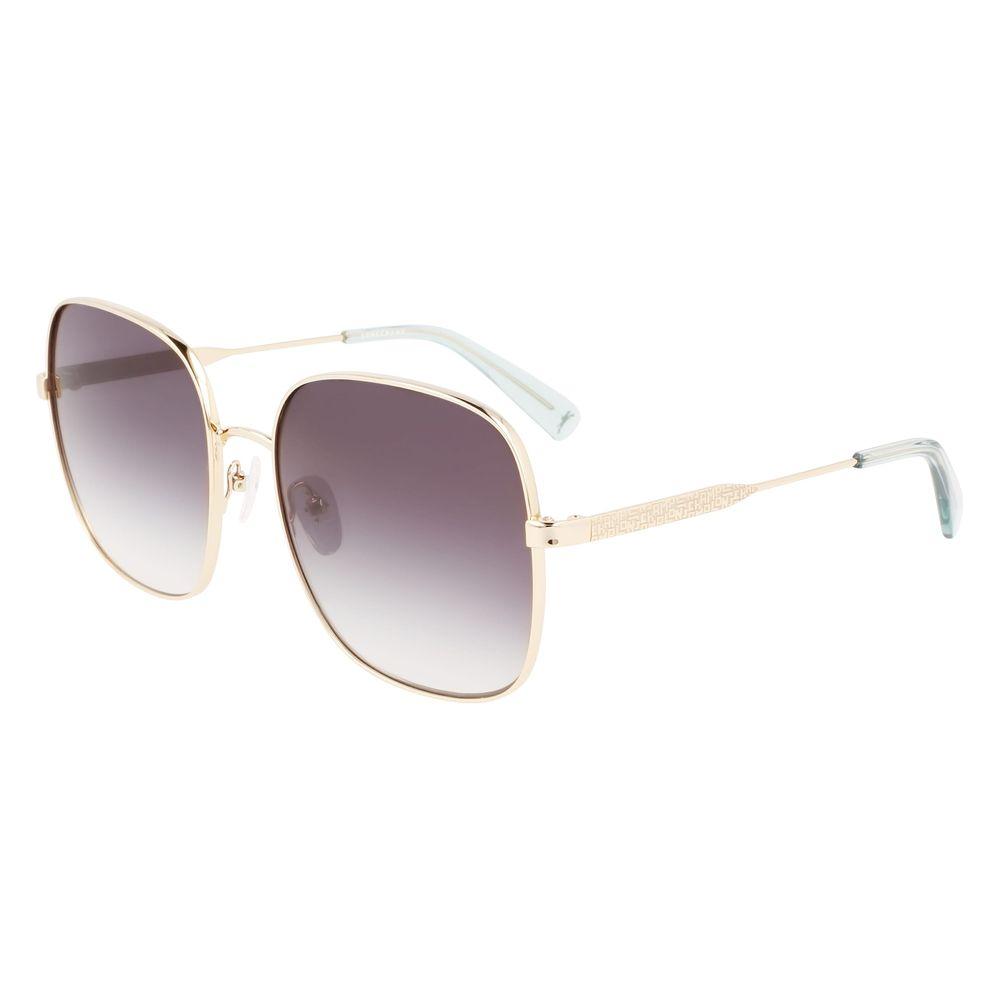 Longchamp Yellow Metal Sunglasses Longchamp