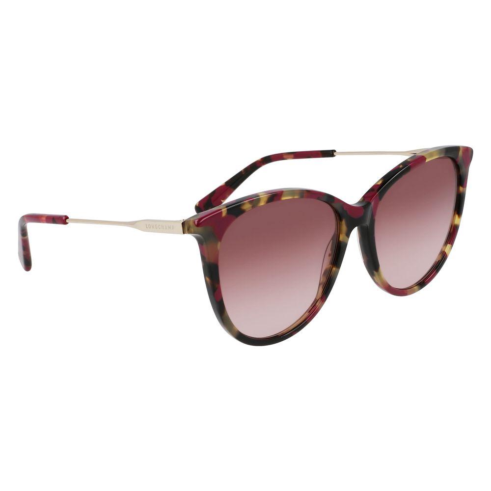 Longchamp Red Acetate Sunglasses Longchamp