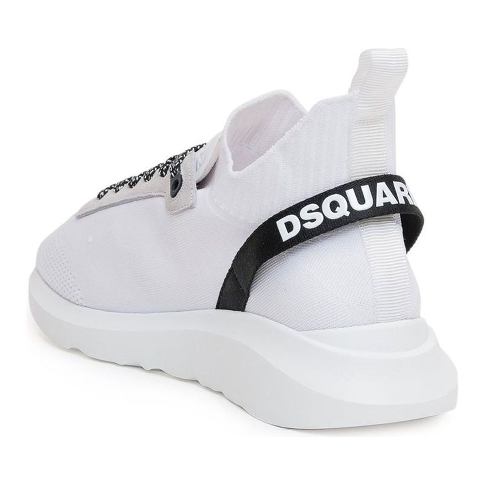 Dsquared² White Polyester Sneaker Dsquared²