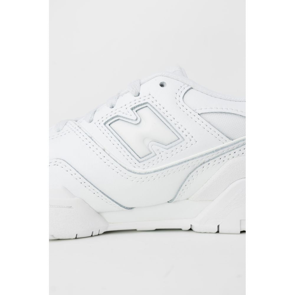 New Balance White Synthetic Material Sneaker