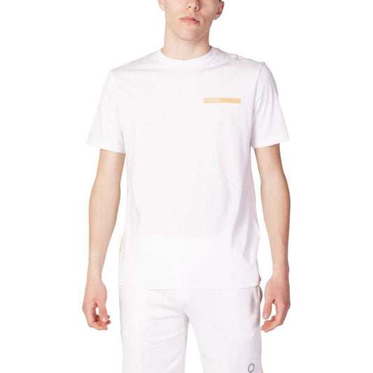 Suns White Cotton T-Shirt Suns