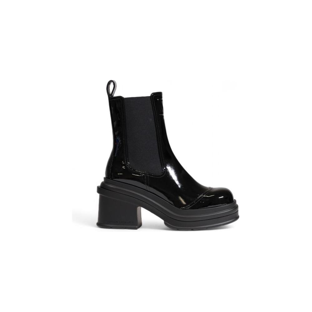 Armani Exchange Black Polyester Boot Armani Exchange