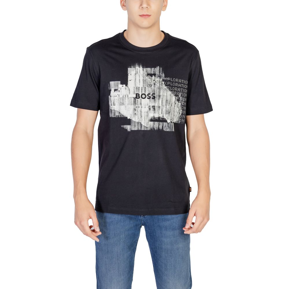 Hugo Boss Black Cotton T-Shirt