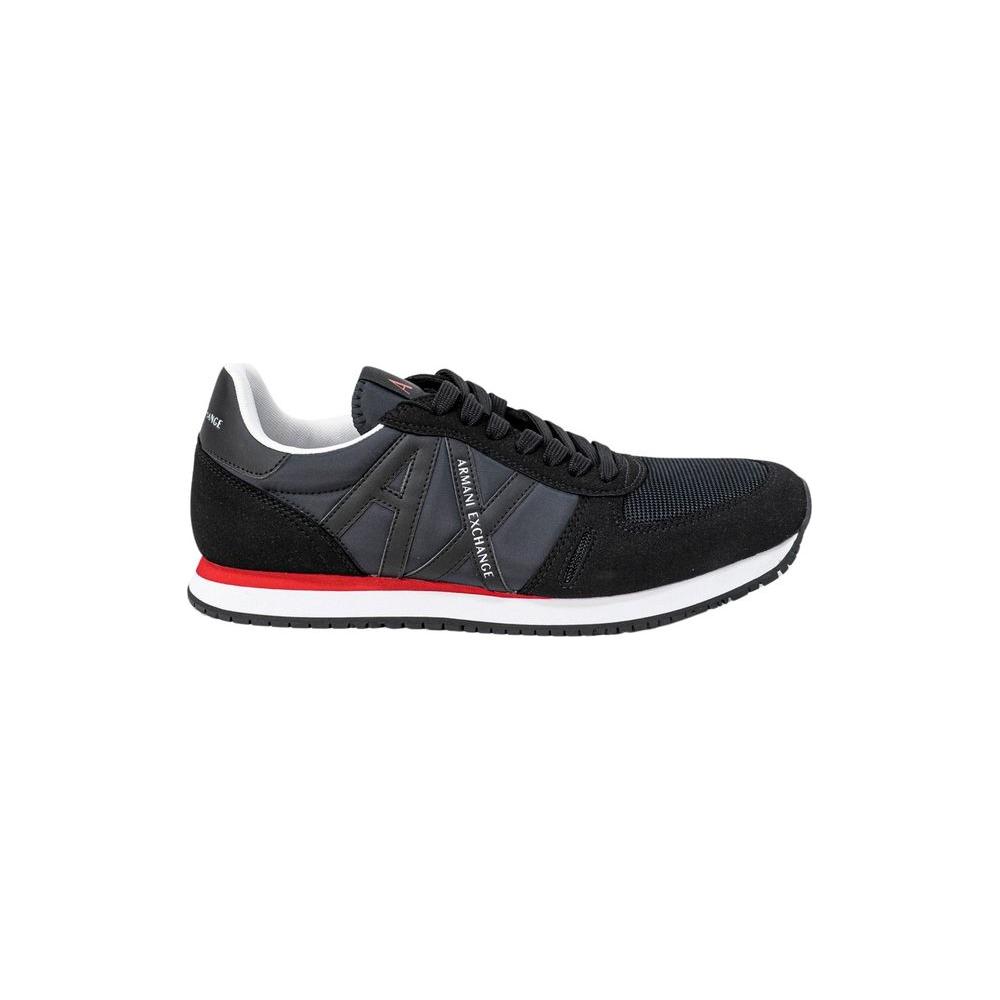 Armani Exchange Black Polyester Sneaker Armani Exchange