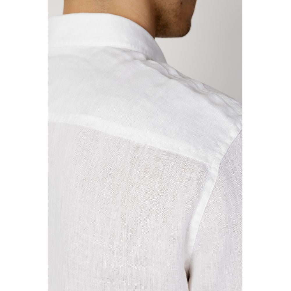 Armani Exchange White Linen Shirt Armani Exchange