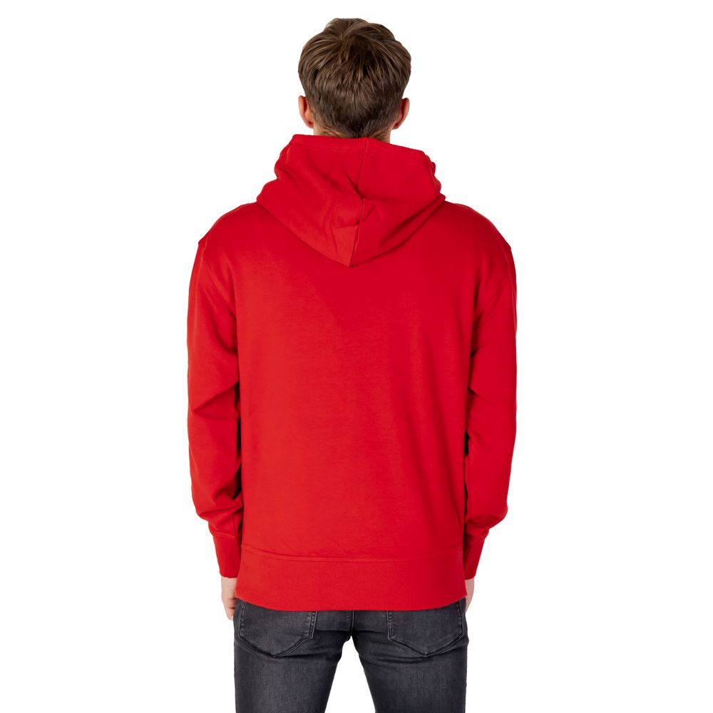 Hugo Boss Red Cotton Sweater Hugo Boss