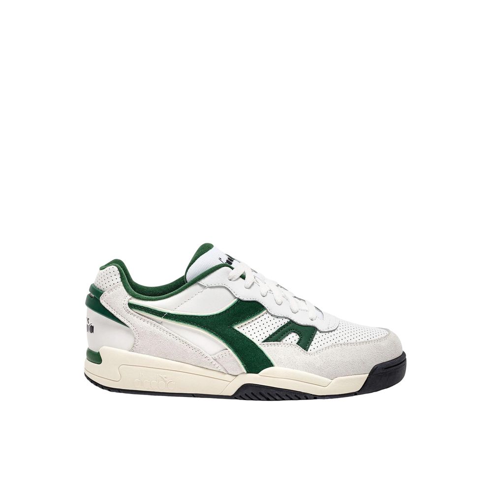 Diadora Green Synthetic Leather Sneaker Diadora