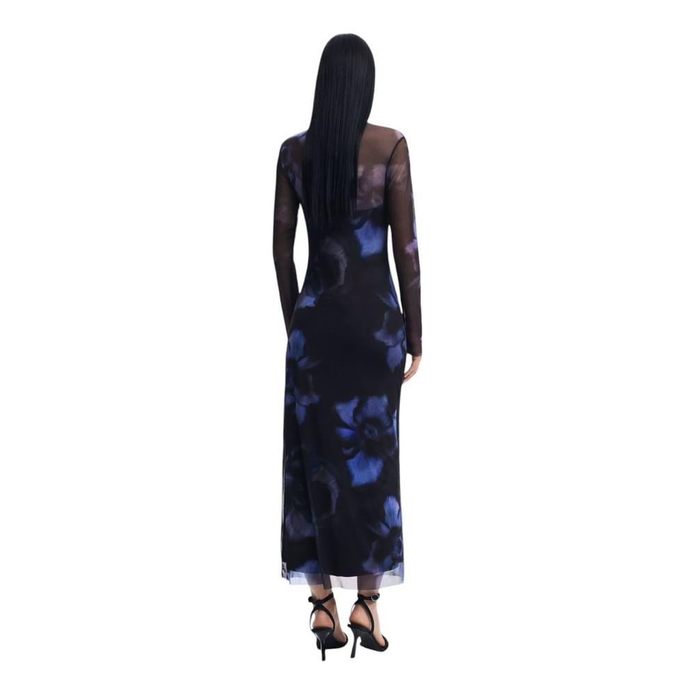 Desigual Blue Polyester Dress Desigual