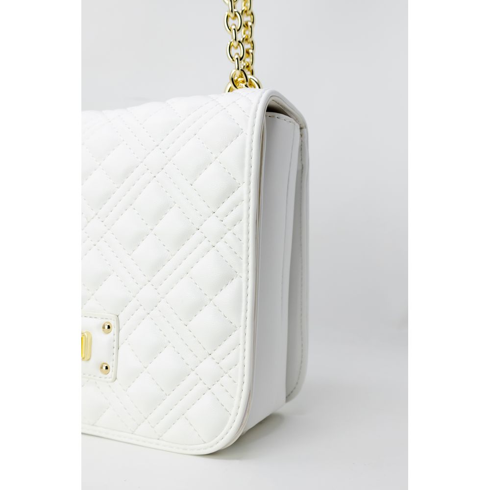 Love Moschino White Polyethylene Handbag Love Moschino