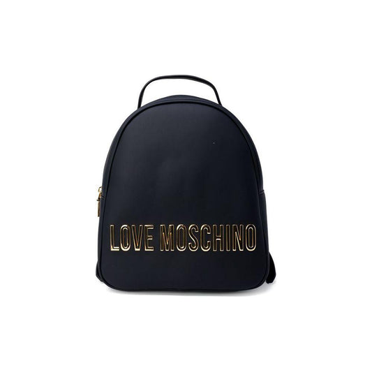 Love Moschino Black Polyethylene Backpack Love Moschino