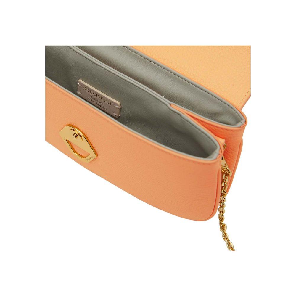 Coccinelle Orange Leather Handbag Coccinelle