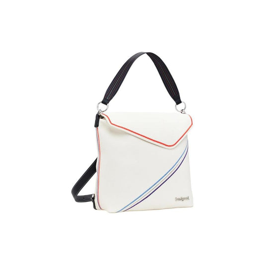 Desigual Cream Polyethylene Backpack Desigual