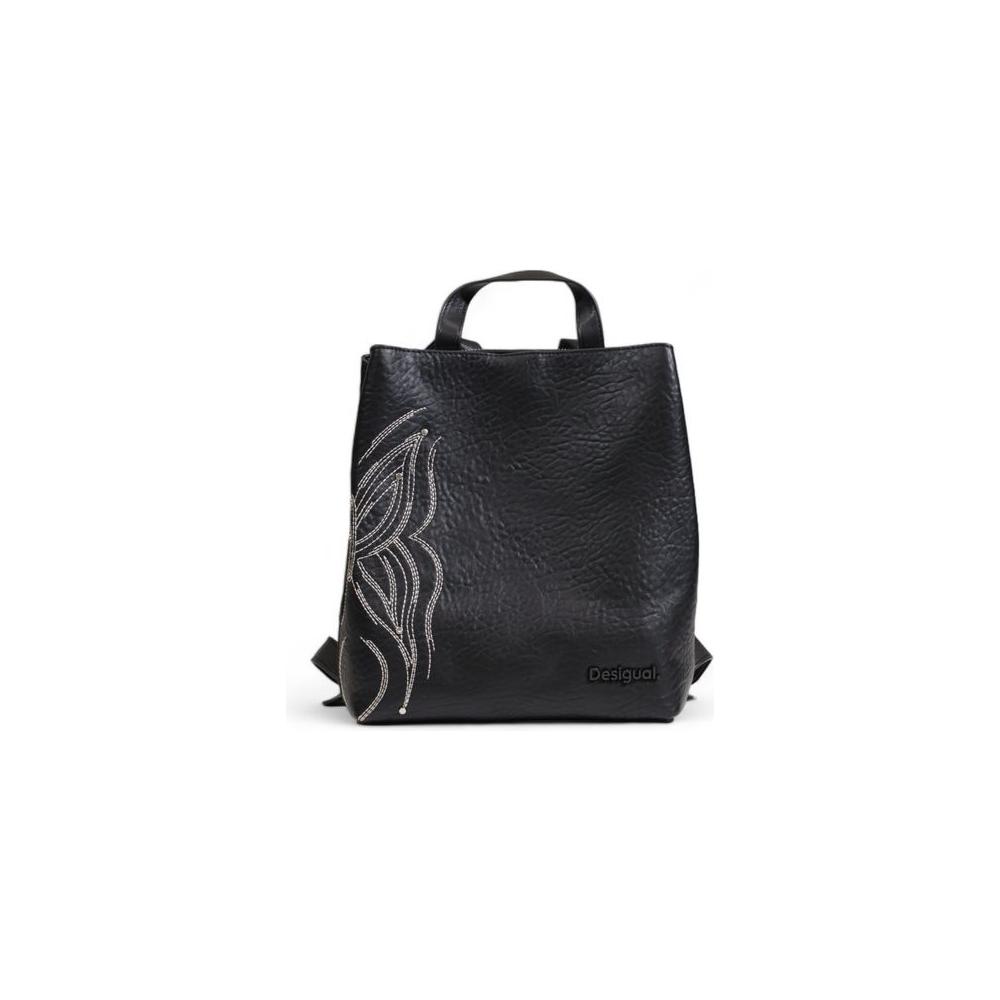 Desigual Black Polyethylene Backpack Desigual