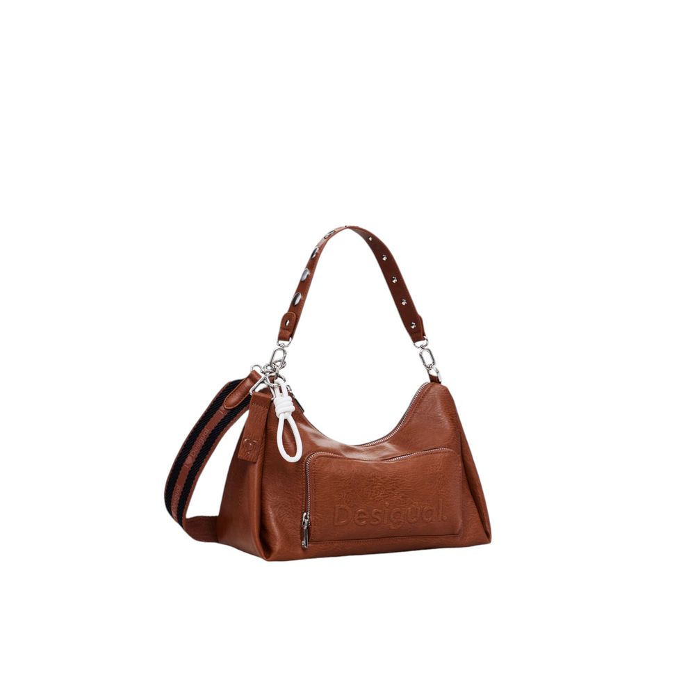 Desigual Brown Polyethylene Handbag Desigual