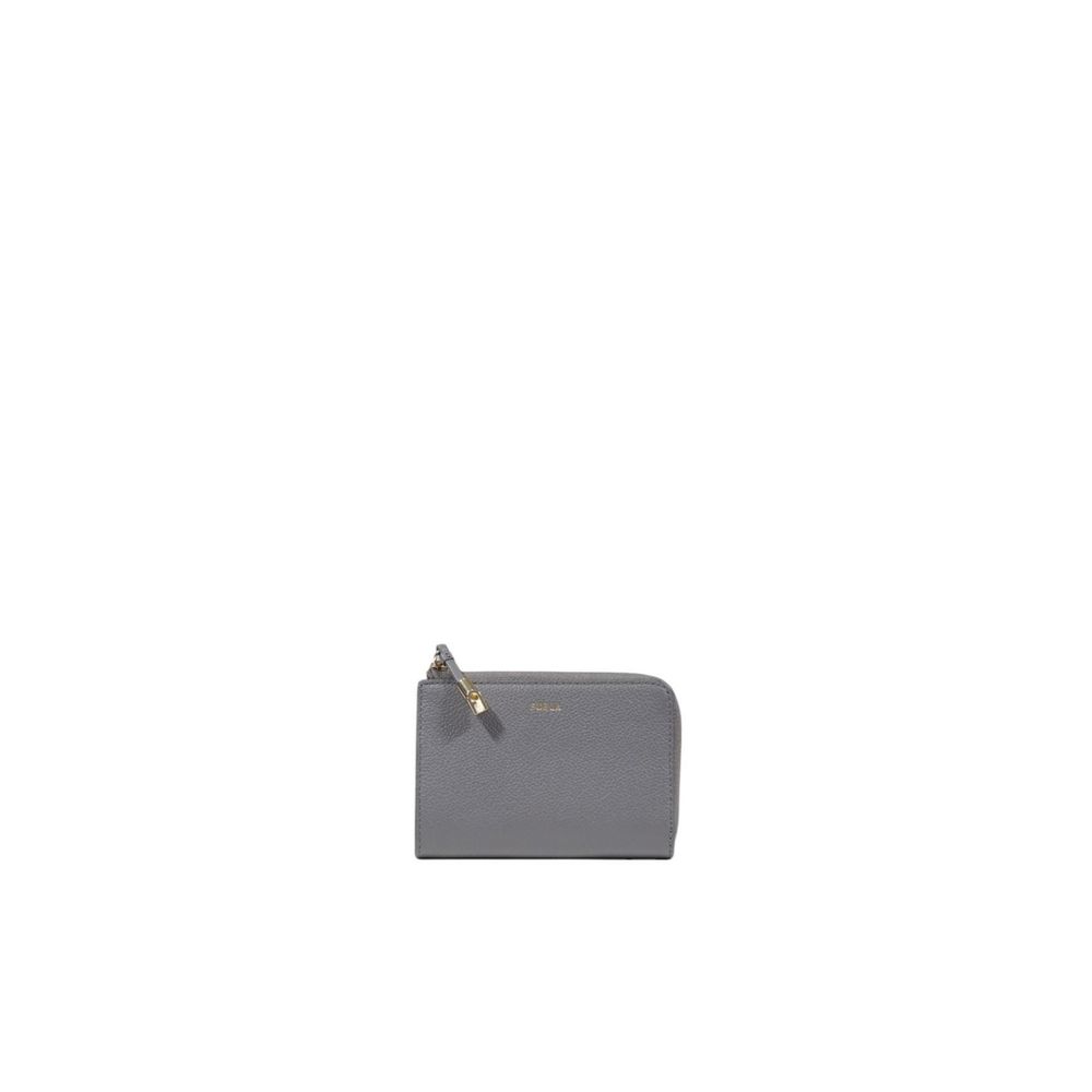 Furla Gray Leather Wallet