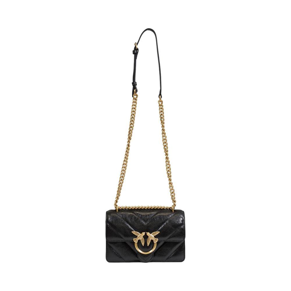 PINKO Black Leather Handbag PINKO