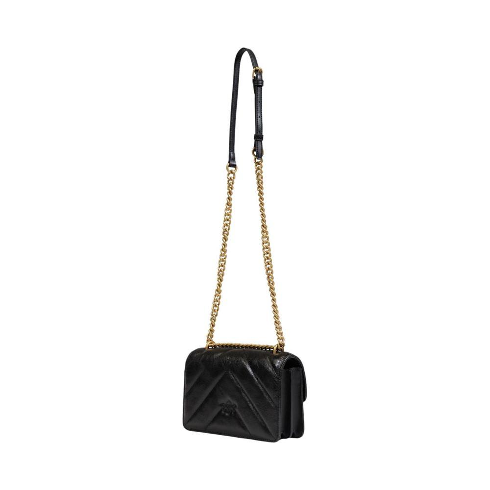 PINKO Black Leather Handbag PINKO