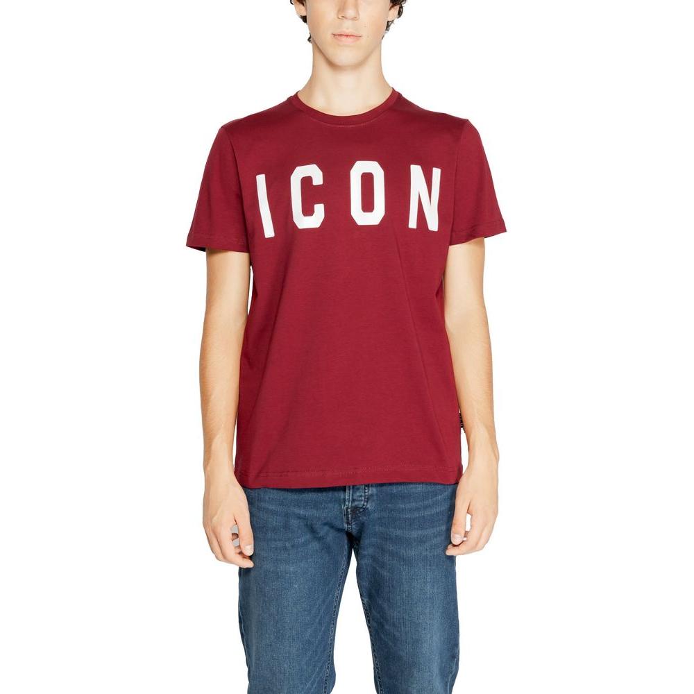 Icon Bordeaux Cotton T-Shirt Icon