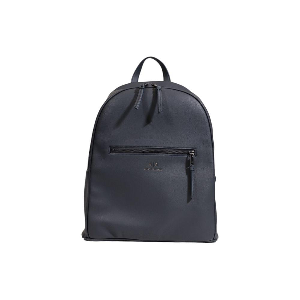 Armani Exchange Blue Polyester Backpack Armani Exchange