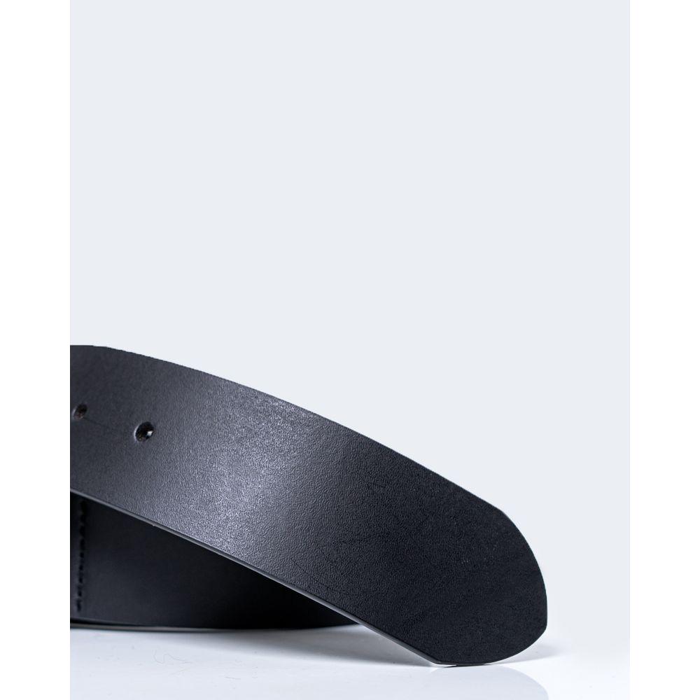 Armani Exchange Black Leather Belt Armani Exchange