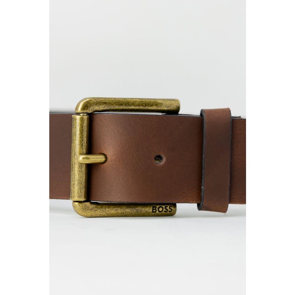 Hugo Boss Brown Leather Belt Hugo Boss