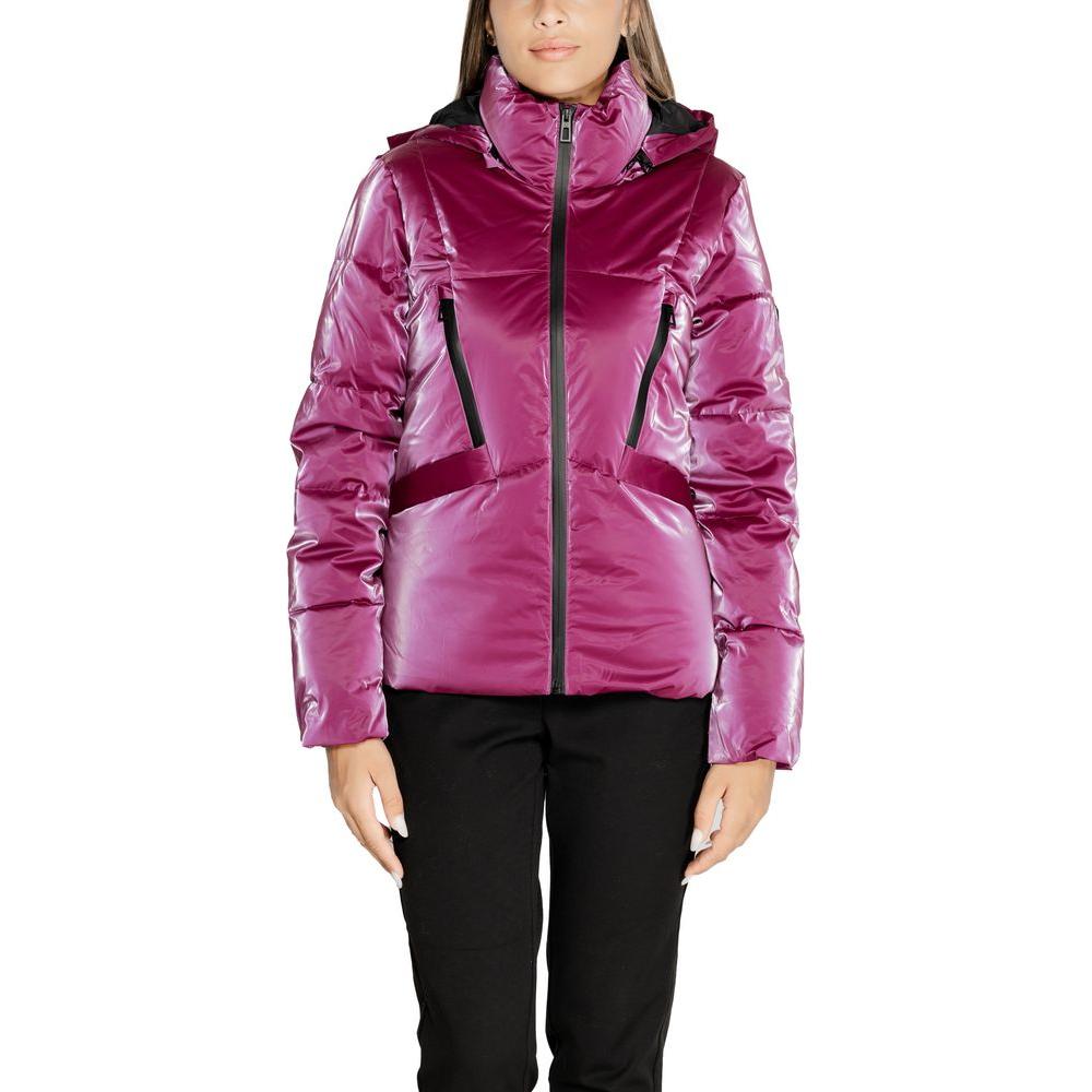 Desigual Purple Polyester Jackets & Coat Desigual