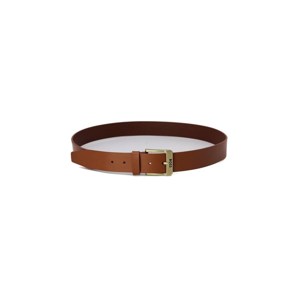 Hugo Boss Beige Leather Belt Hugo Boss