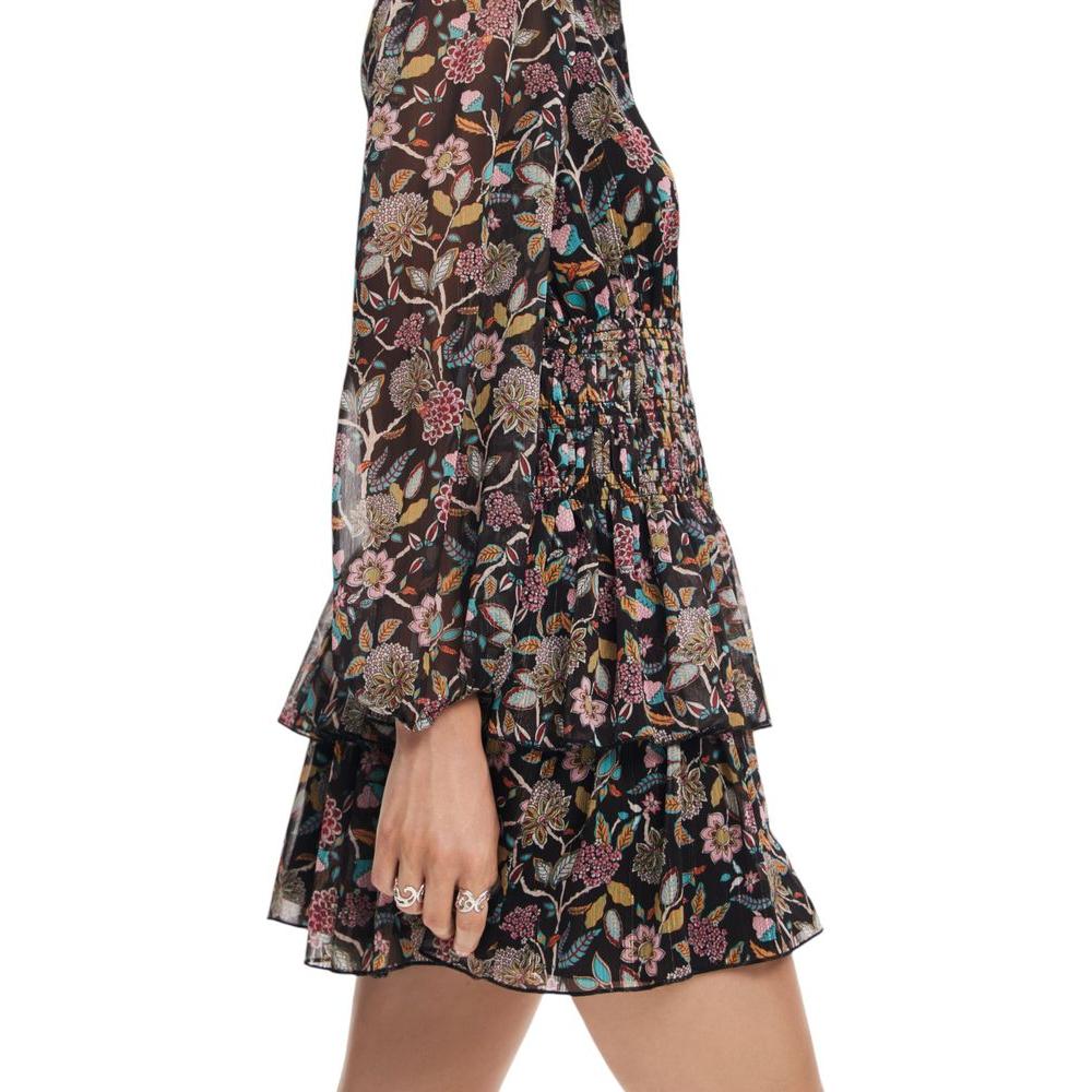 Desigual Gray Polyester Dress Desigual