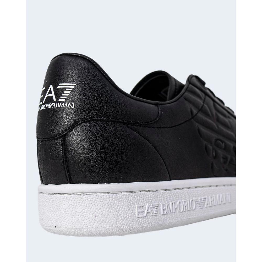 EA7 Emporio Armani Black And White Polyethylene Sneaker EA7 Emporio Armani