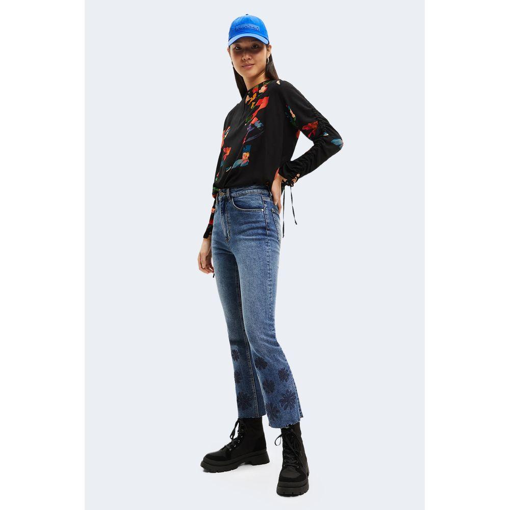 Desigual Blue Cotton Jeans & Pant Desigual