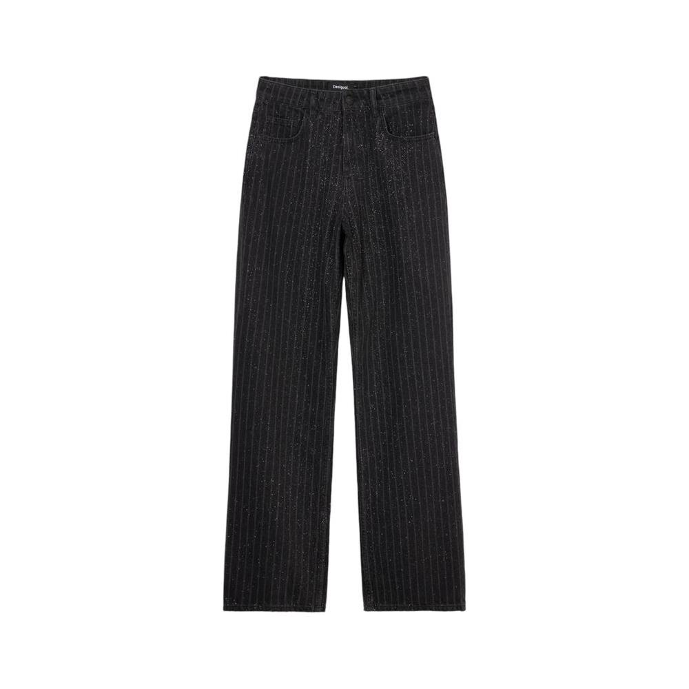 Desigual Black Cotton Jeans & Pant Desigual