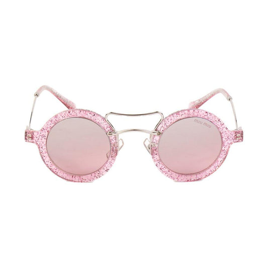 Miu Miu Gray Metal Sunglasses Miu Miu