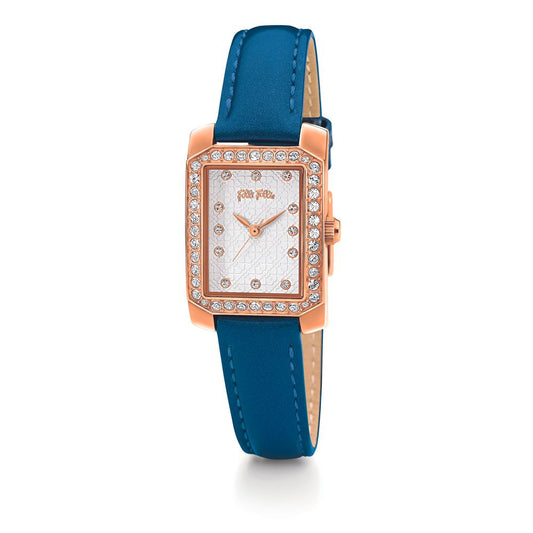 Folli Follie Blue Leather Watch Folli Follie