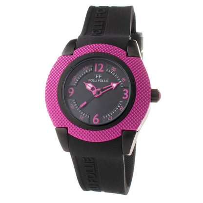 Folli Follie Black Synthetic Sport Watch Folli Follie