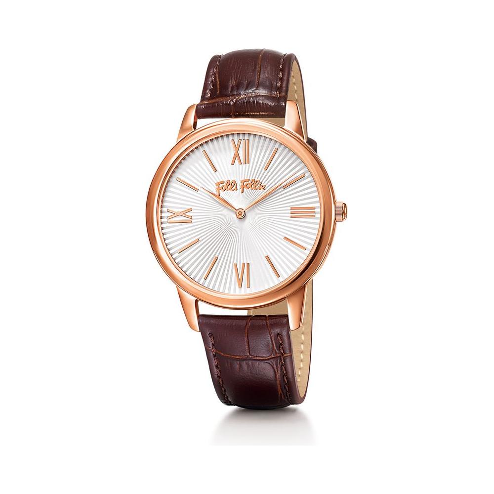 Folli Follie Brown Leather Watch Folli Follie